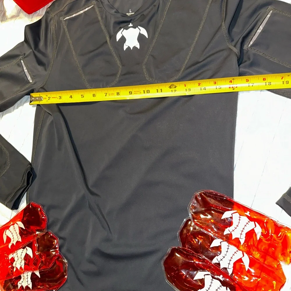 Body Barrier Therapy Youth Ice Heat Recovery Compression Shirt Large Black - Picture 5 of 8